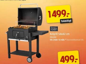 Jula Kolgrill 54x42 cm erbjuda