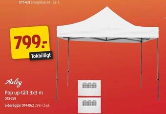 Jula Pop up-tält 3x3 m erbjuda