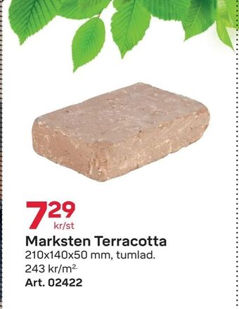 Byggmax Marksten Terracotta erbjuda