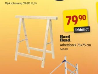 Jula Hard head arbetsbock erbjuda