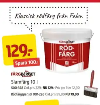 Färgberget målarfärg