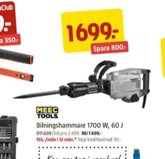 Jula Meec tools bilningshammare erbjuda