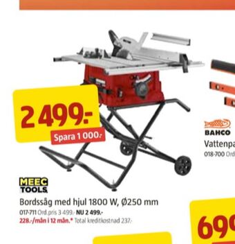 Jula Meec tools bordsåg erbjuda
