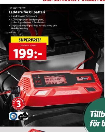 Lidl Laddare för bilbatteri erbjuda