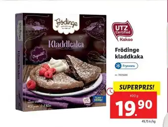 Lidl Frödinge kladdkaka erbjuda