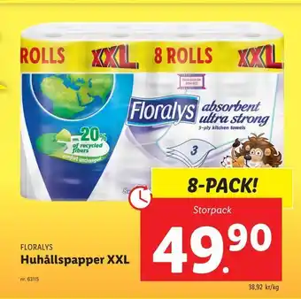 Lidl Huhållspapper XXL erbjuda