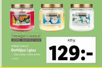 Lidl Doftljus i glas erbjuda