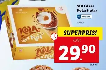 Lidl SIA Glass Kolastrutar erbjuda
