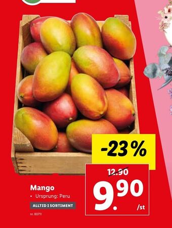 Lidl Mango erbjuda