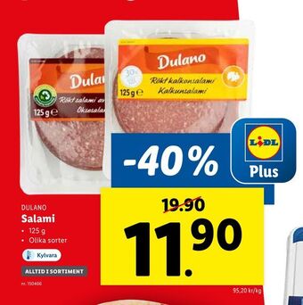 Lidl Salami erbjuda