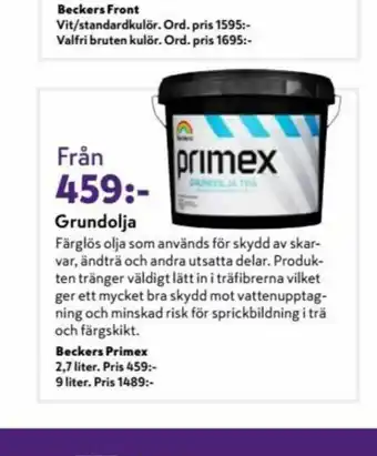 K-rauta Primex Träolja erbjuda