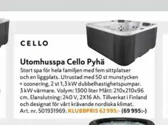 K-rauta Cello Utespa erbjuda