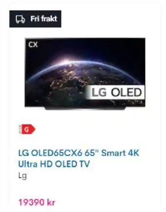 LG OLED65CX6 65" Smart 4K Ultra HD OLED TV