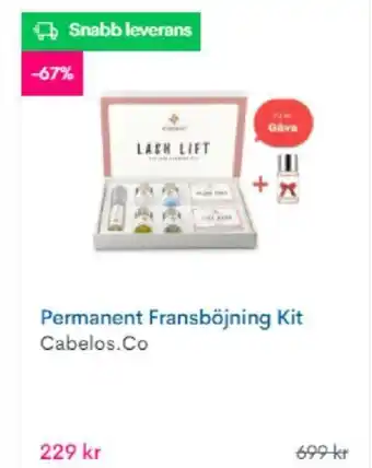 Permanent Fransböjning Kit