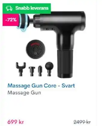CDON Massage Gun Core - Svart erbjuda