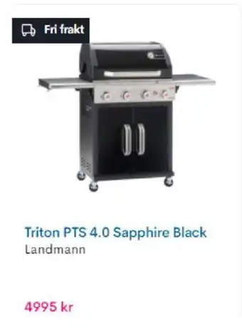 CDON Triton PTS 4.0 Sapphire Black erbjuda