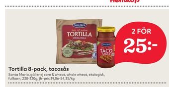 Hemköp Santa maria tacosås erbjuda
