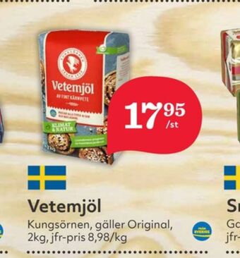 Hemköp Kungsörnen vetemjöl erbjuda