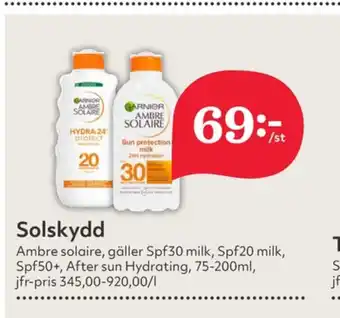 Hemköp Ambre solaire aftersun erbjuda
