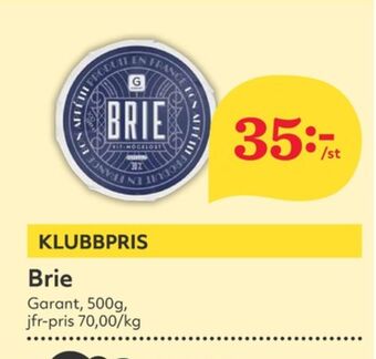 Hemköp Garant brie erbjuda