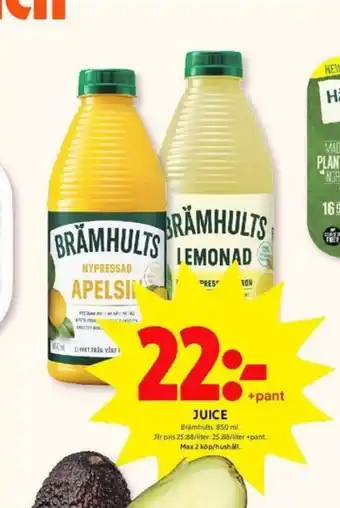 ICA Kvantum Brämhults lemonad erbjuda