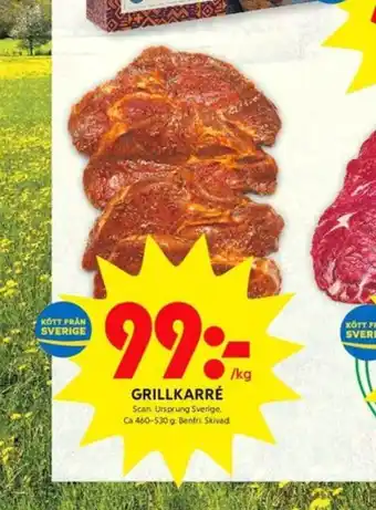 ICA Kvantum Scan karrékotlett erbjuda