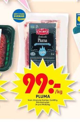 ICA Maxi Scan pluma erbjuda