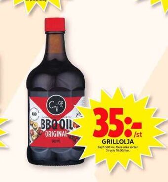 Caj p grillolja