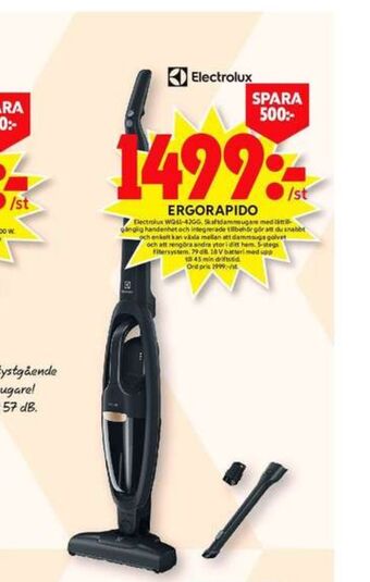 ICA Maxi Electrolux dammsugare erbjuda