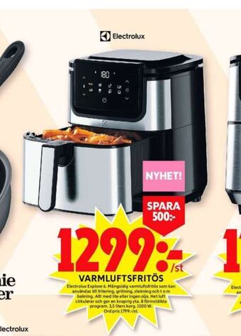 ICA Maxi Electrolux fritös erbjuda
