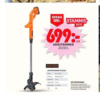 Black&decker grästrimmer