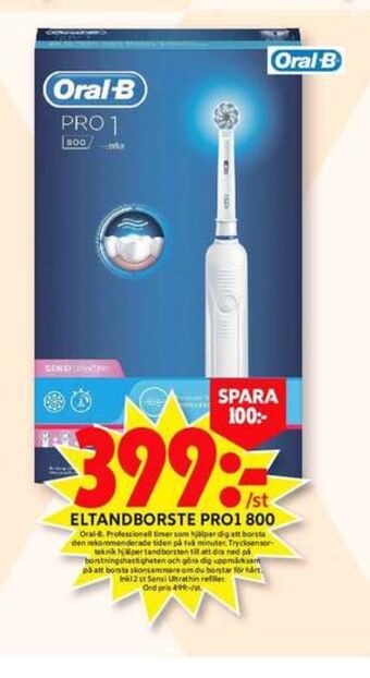 ICA Maxi Braun oral-b eltandborste erbjuda