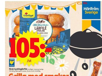 ICA Supermarket Kronfågel kycklingfilé erbjuda