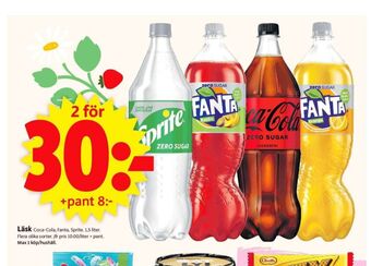 ICA Supermarket Sprite zero läskedryck erbjuda