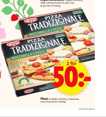 ICA Supermarket Tradizionale pizza erbjuda