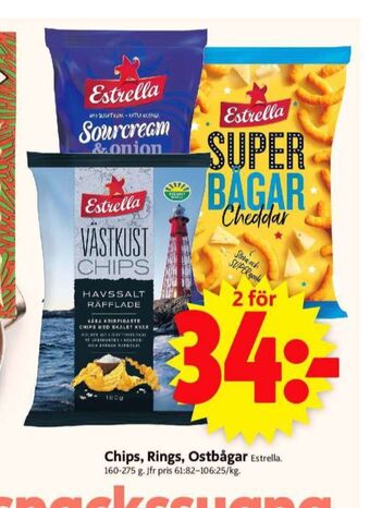 ICA Supermarket Estrella chips erbjuda