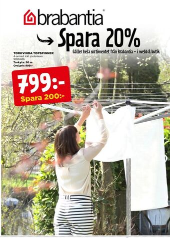 Jem&Fix Torkvinda topspinner erbjuda