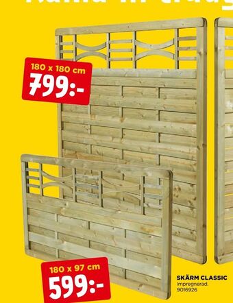 Jem&Fix Skärm classic erbjuda