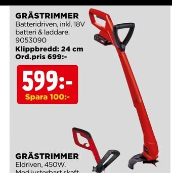 Jem&Fix Grästrimmer erbjuda