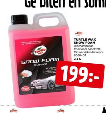 Jem&Fix Turtle wax snow foam erbjuda