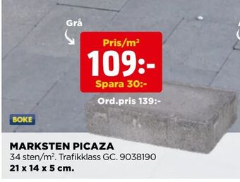 Jem&Fix Marksten picaza erbjuda