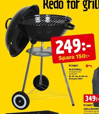 Jem&Fix Klotgrill erbjuda
