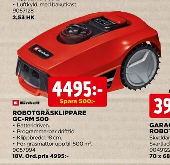 Jem&Fix Robotgräsklippare gc-rm 500 erbjuda