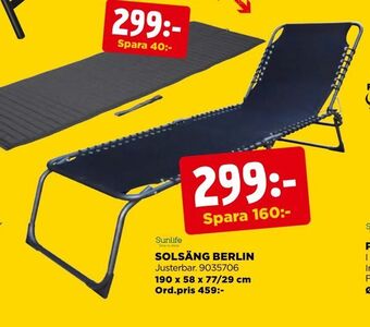 Jem&Fix Solsäng berlin erbjuda