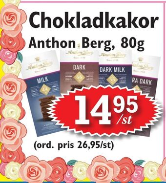T-jarlen Chokladkakor erbjuda