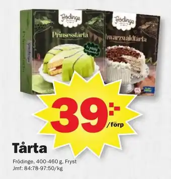Pekås Frödinge, Tårta 400-460 g erbjuda