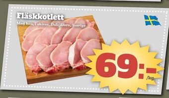 Bonum Matmarknad Fläskkotlett erbjuda