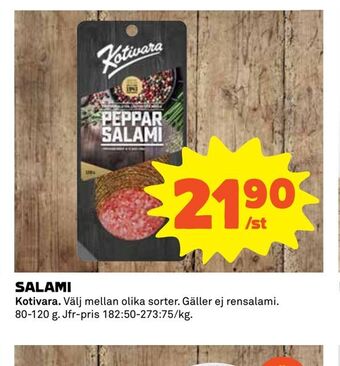 Coop Extra Salami erbjuda