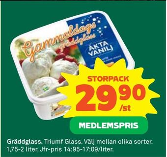 Coop Extra Gräddglass erbjuda