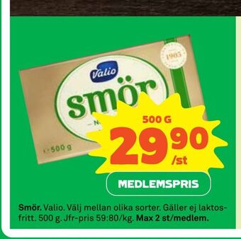 Coop Extra Smör erbjuda